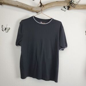 Hart schaffner Marx black crew neck tee